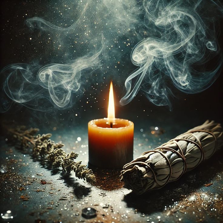 Elementos de limpieza energética y sahumo